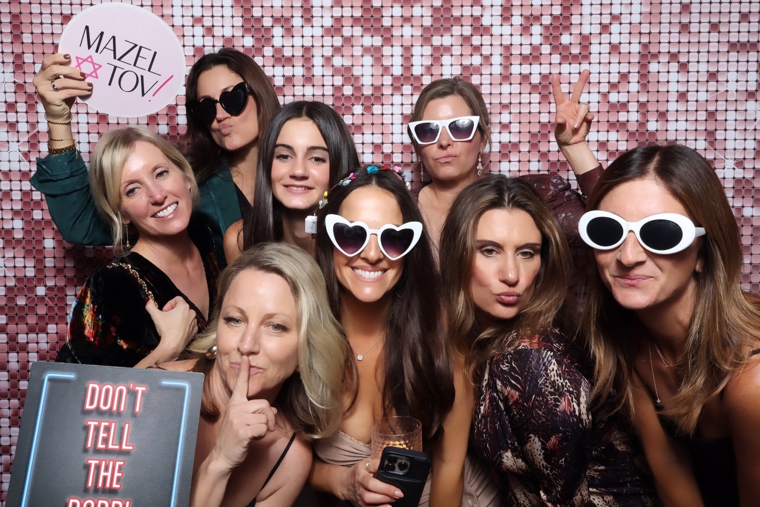 Family and friends at a Mitzvah celebration