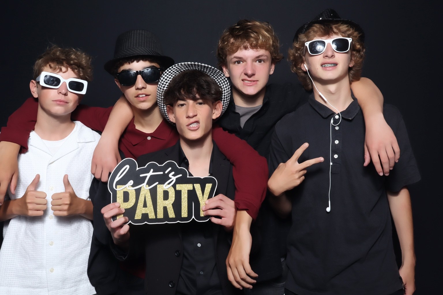 Friends celebrating a Bar Mitzvah
