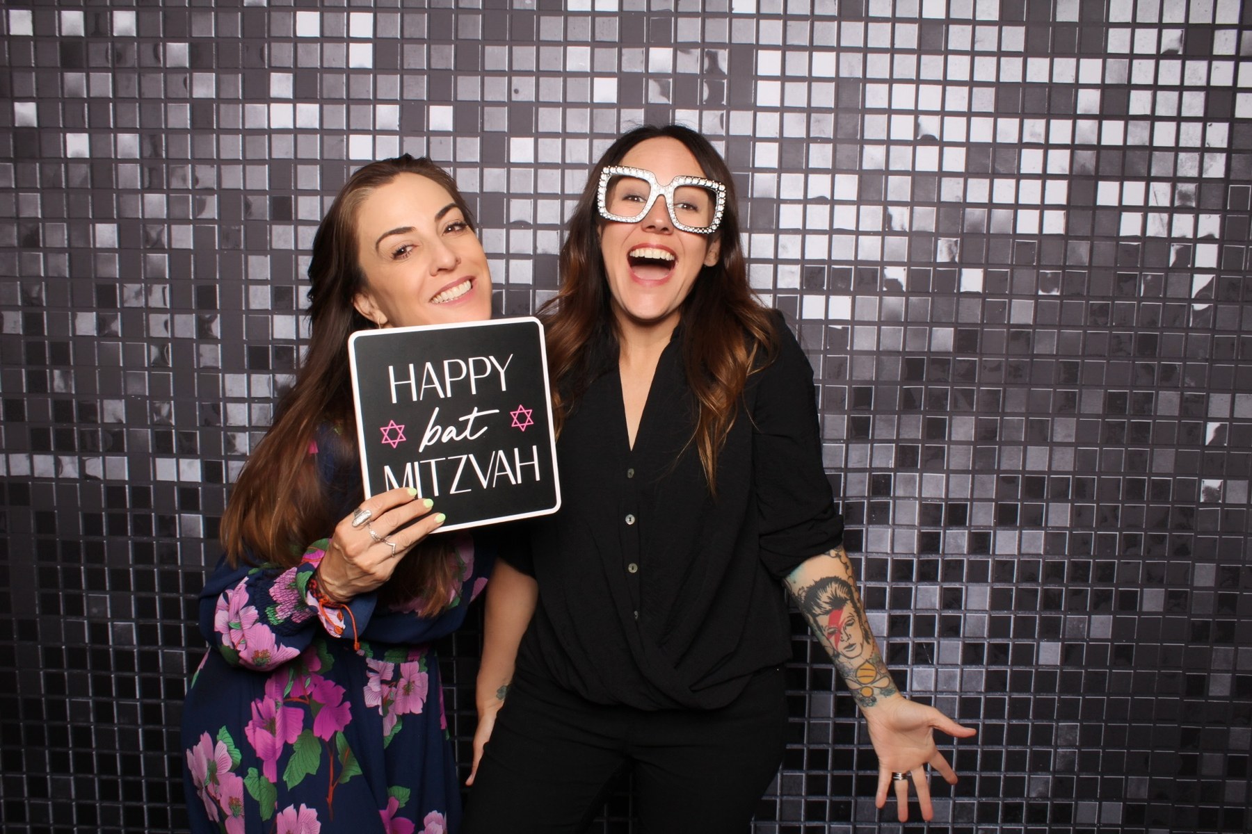 Guests celebrating a Bat Mitzvah